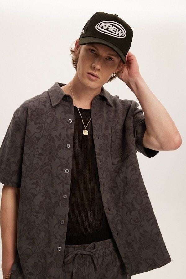 Kuwalla Jacquard Linen Shirt