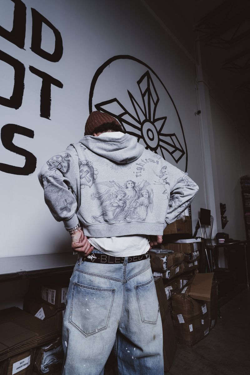 We Are Righteous God's Favorite Distressed Hoodie
