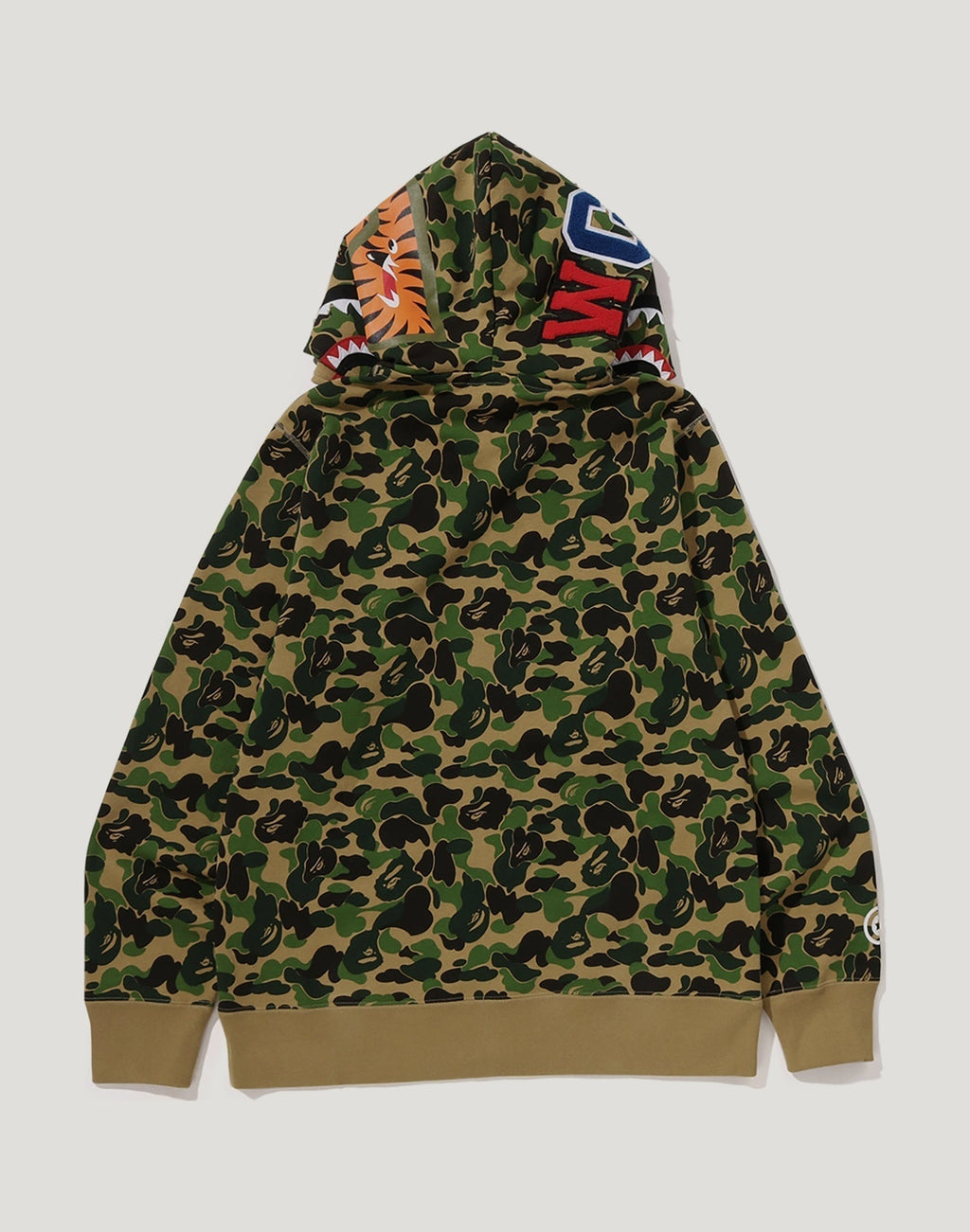ABC CAMO DOUBLE SHARK FULL ZIP HOODIE MENS