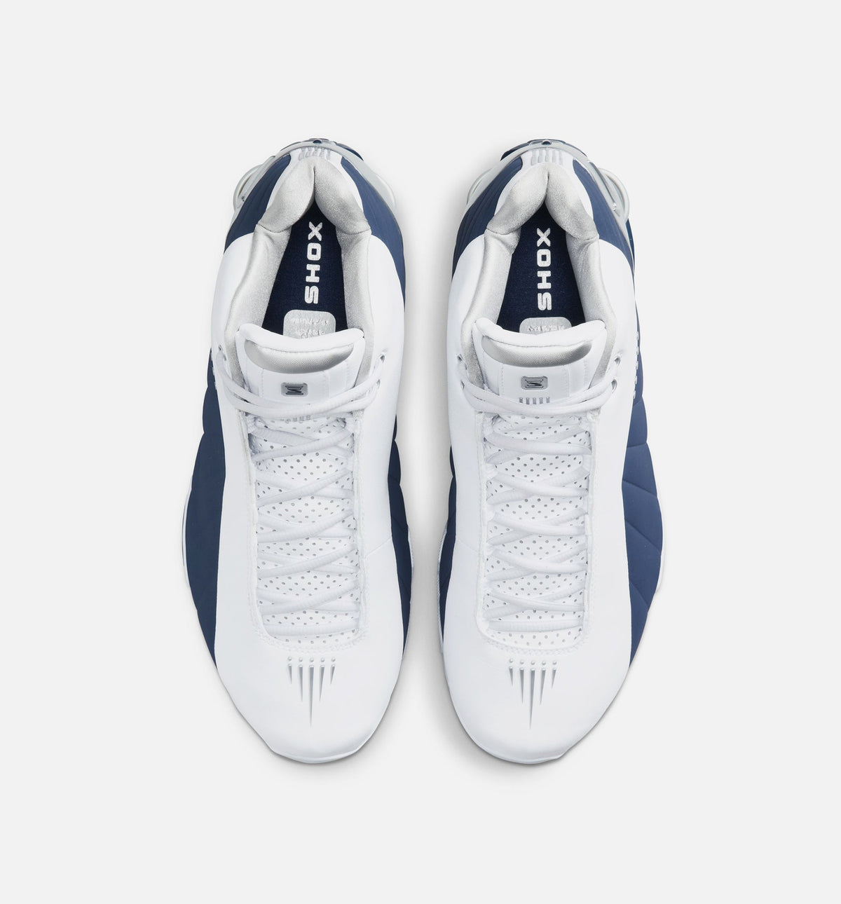 Shox BB4 Olympic – Men's Lifestyle Shoe in White/Midnight Navy/Metallic Silver