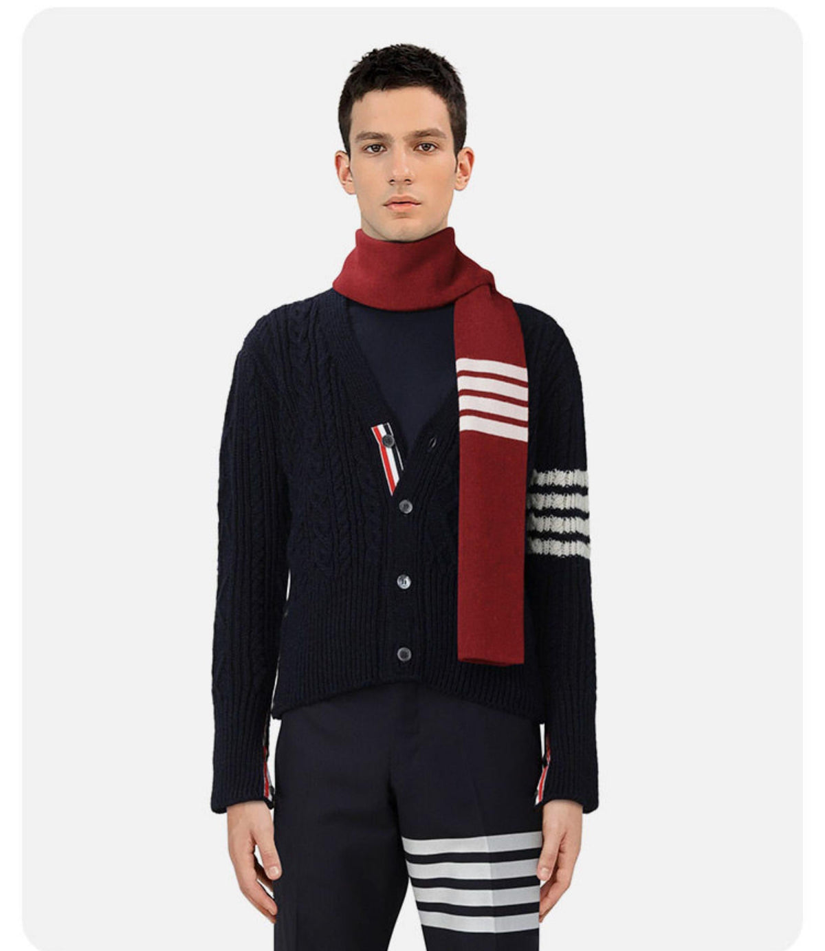 2025SS  Unisex red scarf