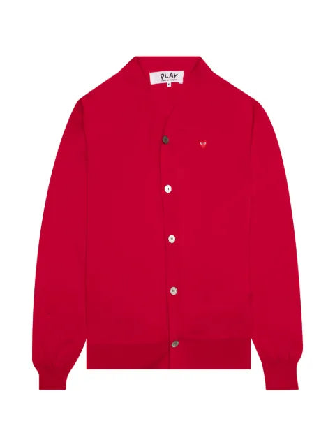 Comme Des Garçons Play heart-detail cardigan