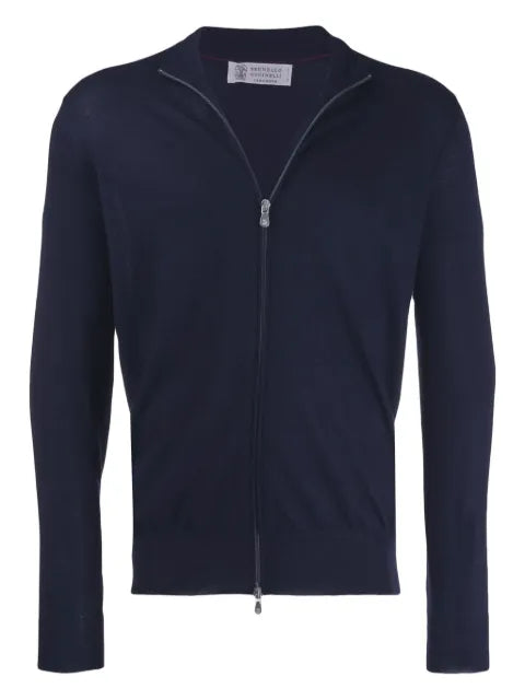Brunello Cucinelli zip-up knit cardigan