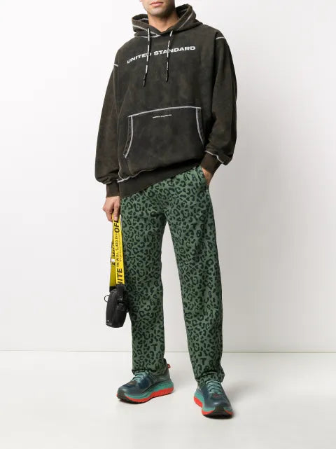 United Standard logo print hoodie
