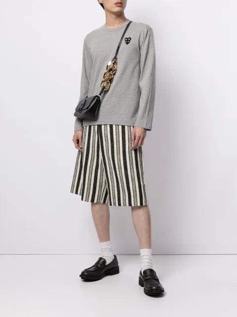 Comme Des Garçons Play chest logo-patch jumper