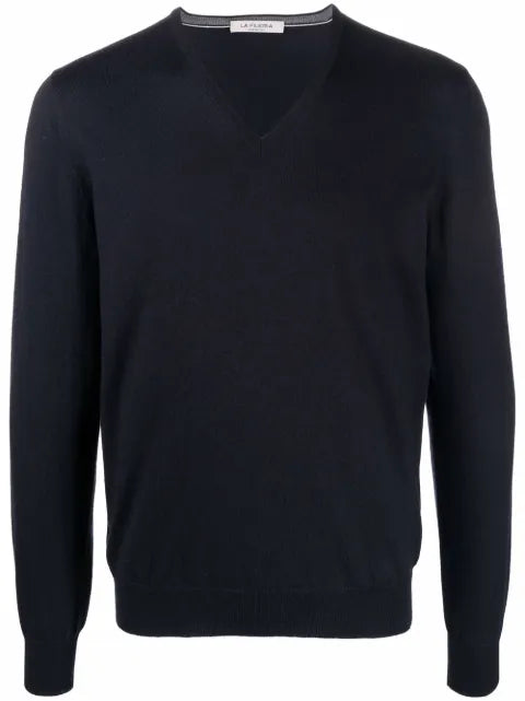 Fileria wool V-neck jumper