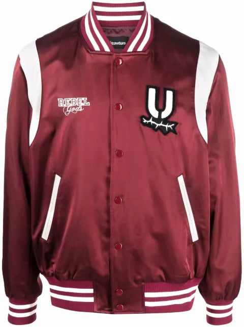 Undercoverism logo-patch baseball jacket