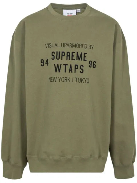 Supreme x WTAPS crew-neck sweatshirt