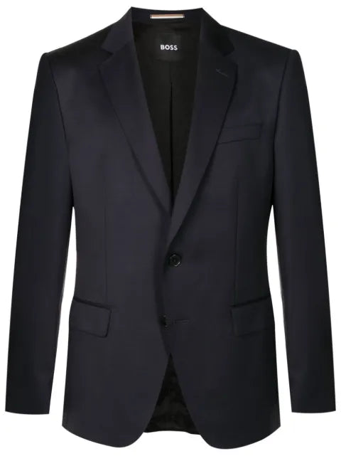 BOSS  slim-fit suit jacket in virgin-wool serge