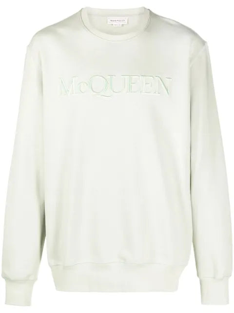 Alexander McQueen logo-embroidered sweatshirt