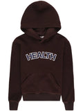 Sporty & Rich slogan-patch fleece hoodie