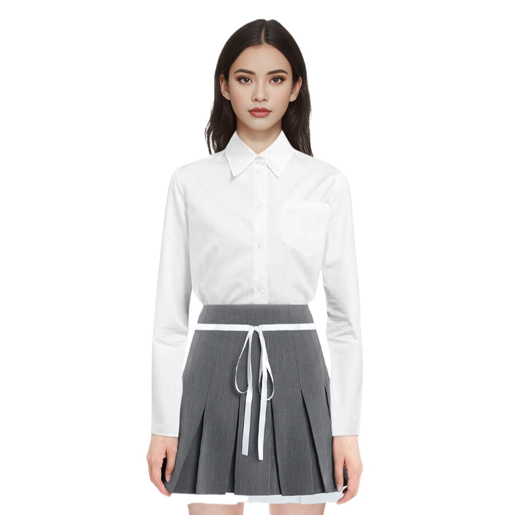 Women's Drawstring Pleated Mini Skirt | Thom Browne