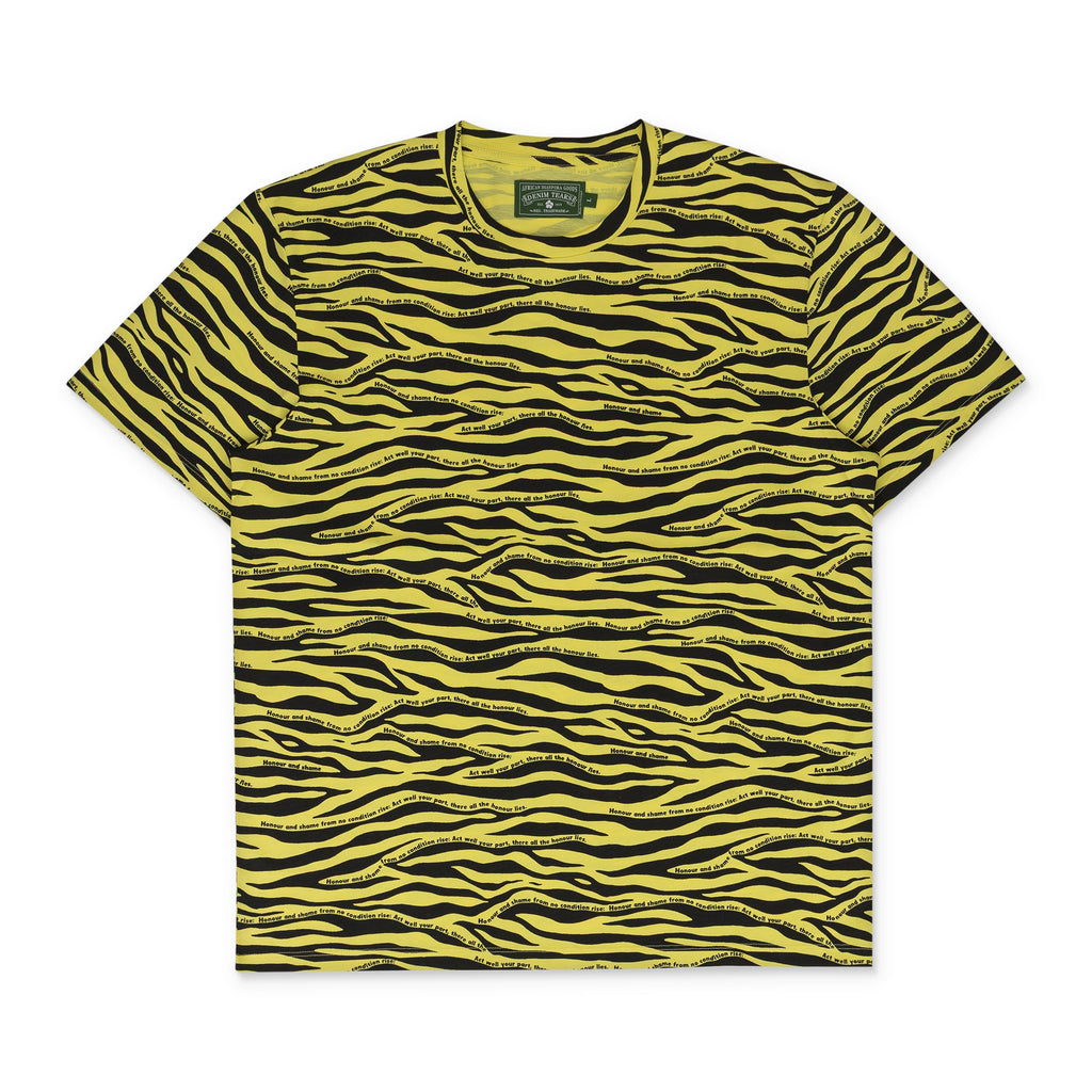 Yellow Zebra Print T-Shirt