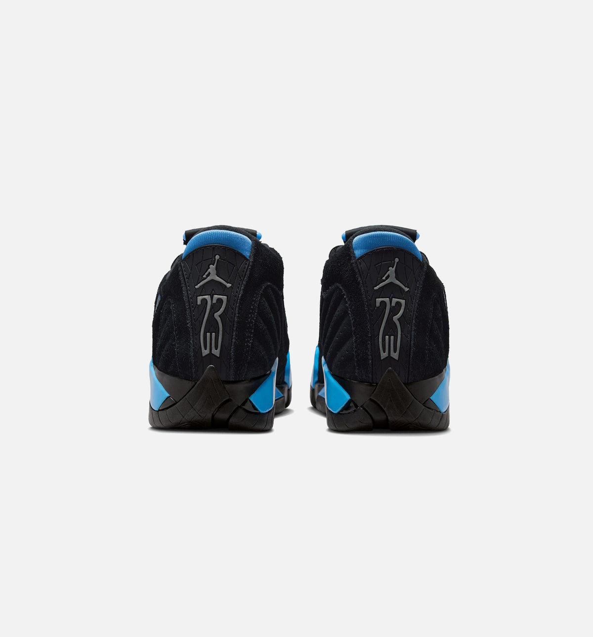 Air Jordan 14 Retro Black University Blue Grade School Lifestyle Shoes - Black/White/University Blue