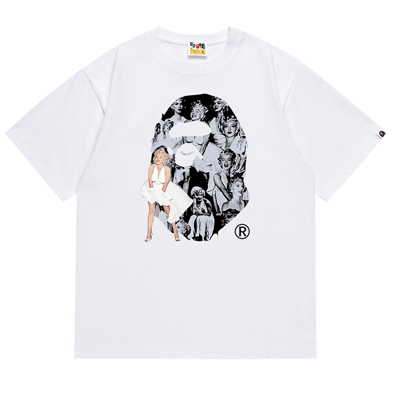 BAPE x Marilyn Monroe Ape Head Men's T-Shirt - Black