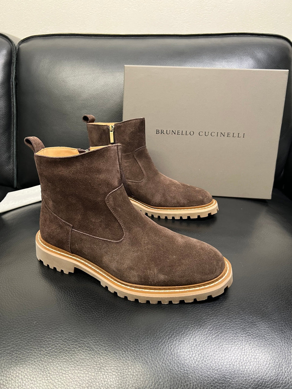 2025SS Suede ankle boots