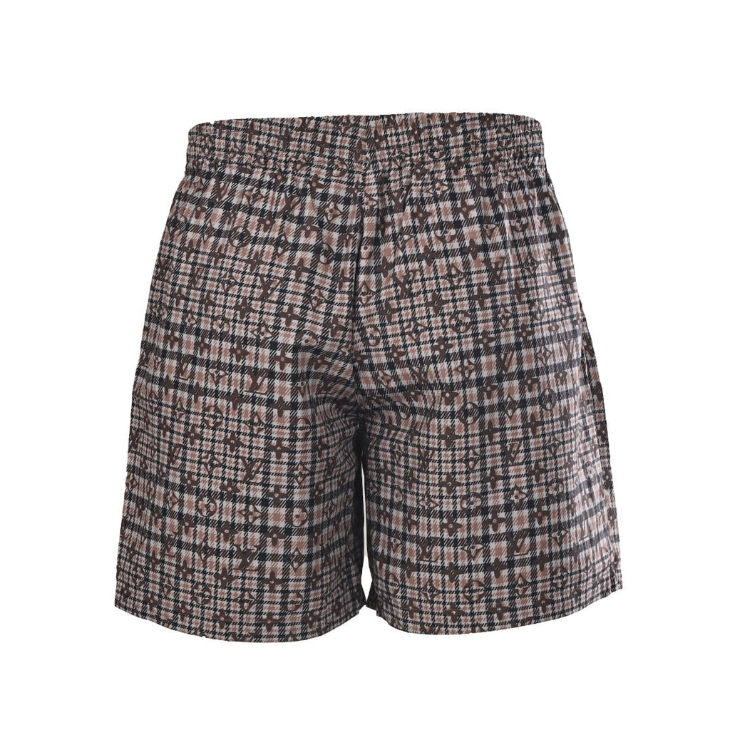 Monogram Plaid Shorts