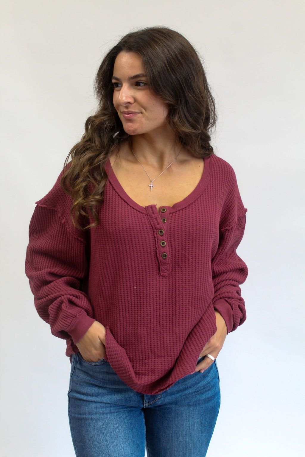 Montreal Oversized Thermal Henley