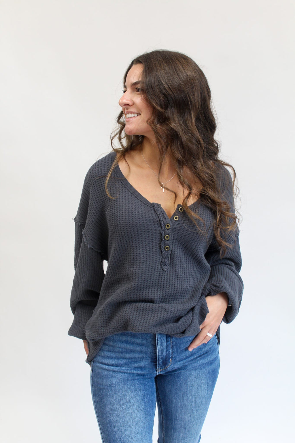 Montreal Oversized Thermal Henley