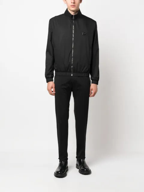 Dolce & Gabbana logo-plaque lightweight jacket