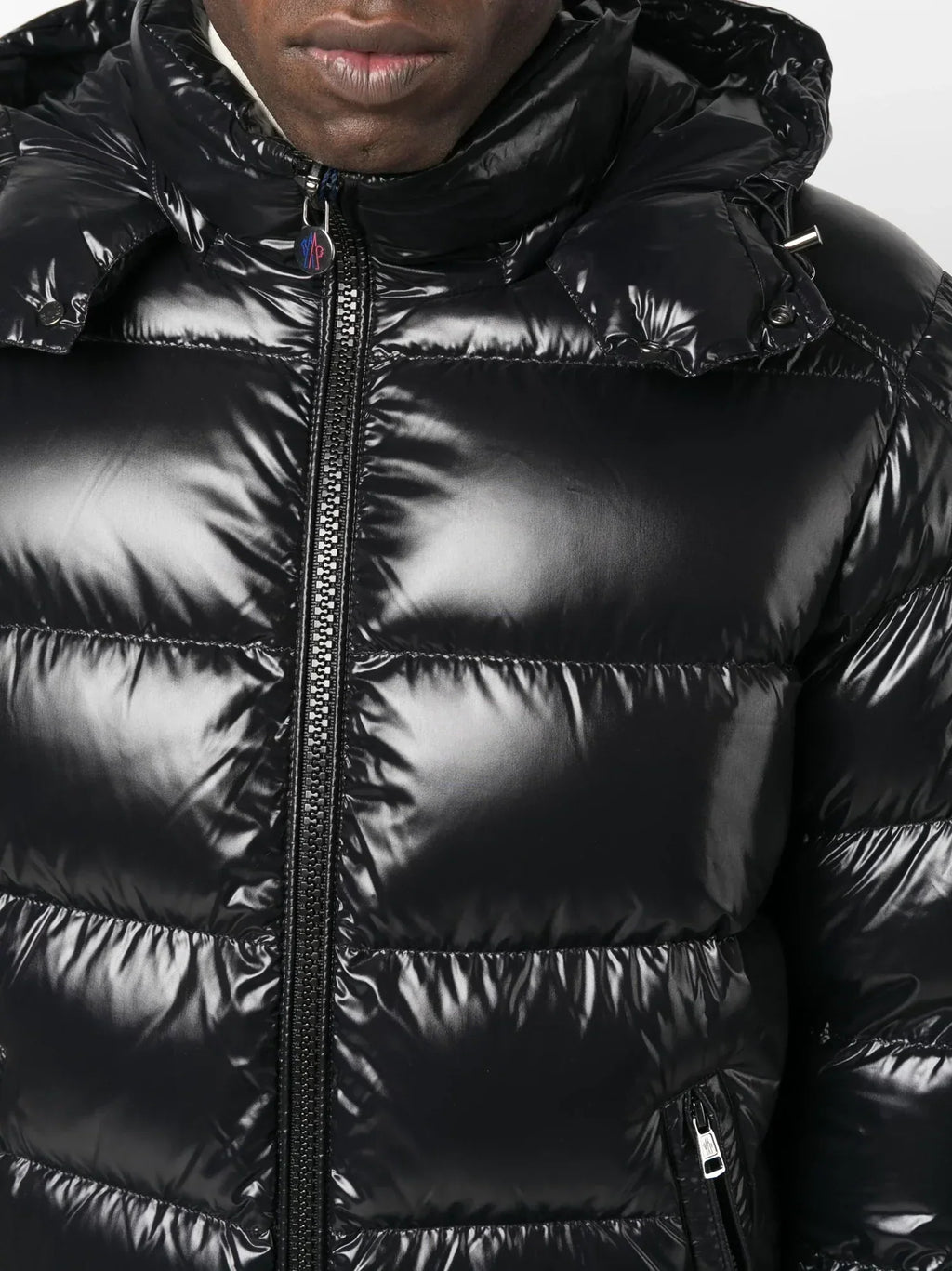 Moncler Maya Down Jacket in Matte Black