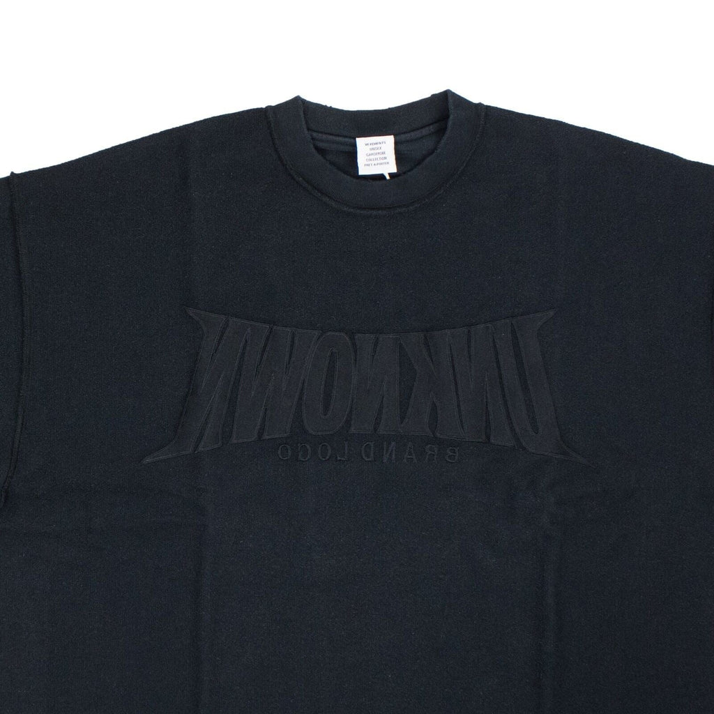 Dirty Black Unknown Embroidered Over