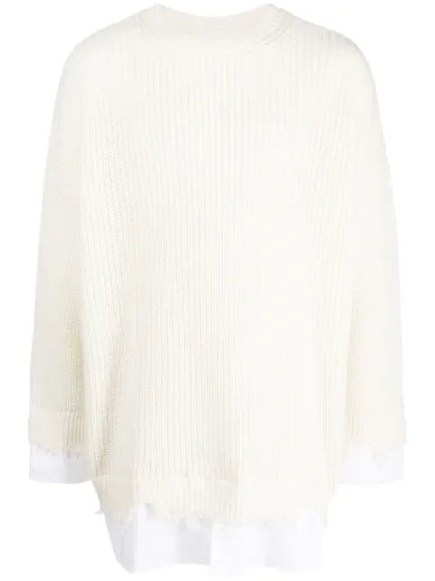 MM6 Maison Margiela sweater with a distressed finish