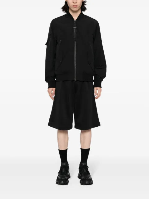 Moose Knuckles Courville logo-appliqué bomber jacket