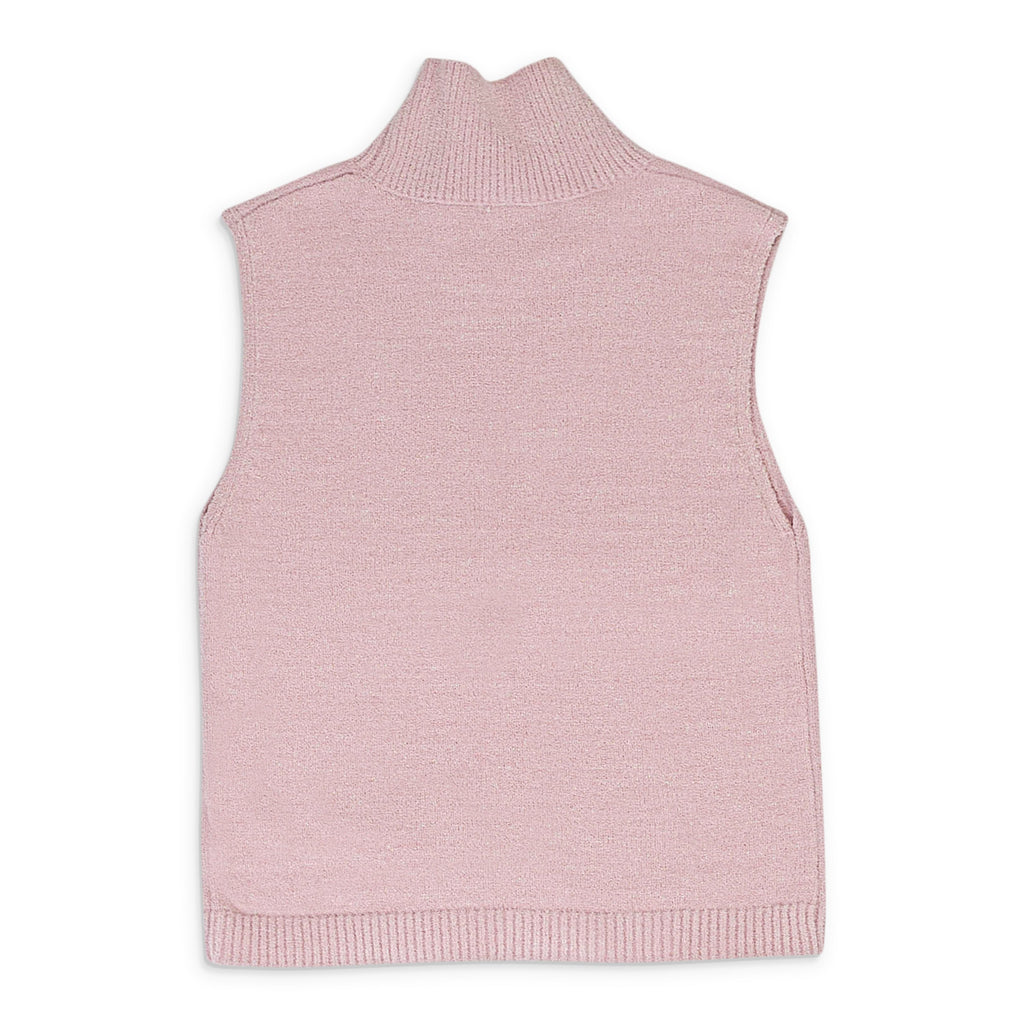 KNIT PINK TURTLENECK SWEATER