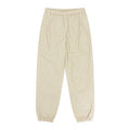 CHECKERED LOGO PINK TRACK PANTS