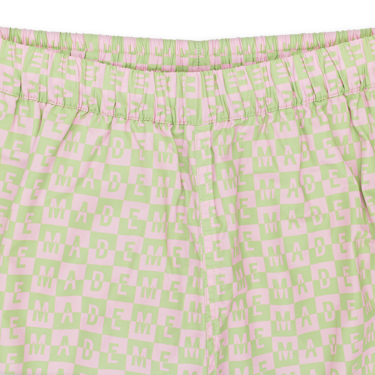 CHECKERED LOGO PINK TRACK PANTS