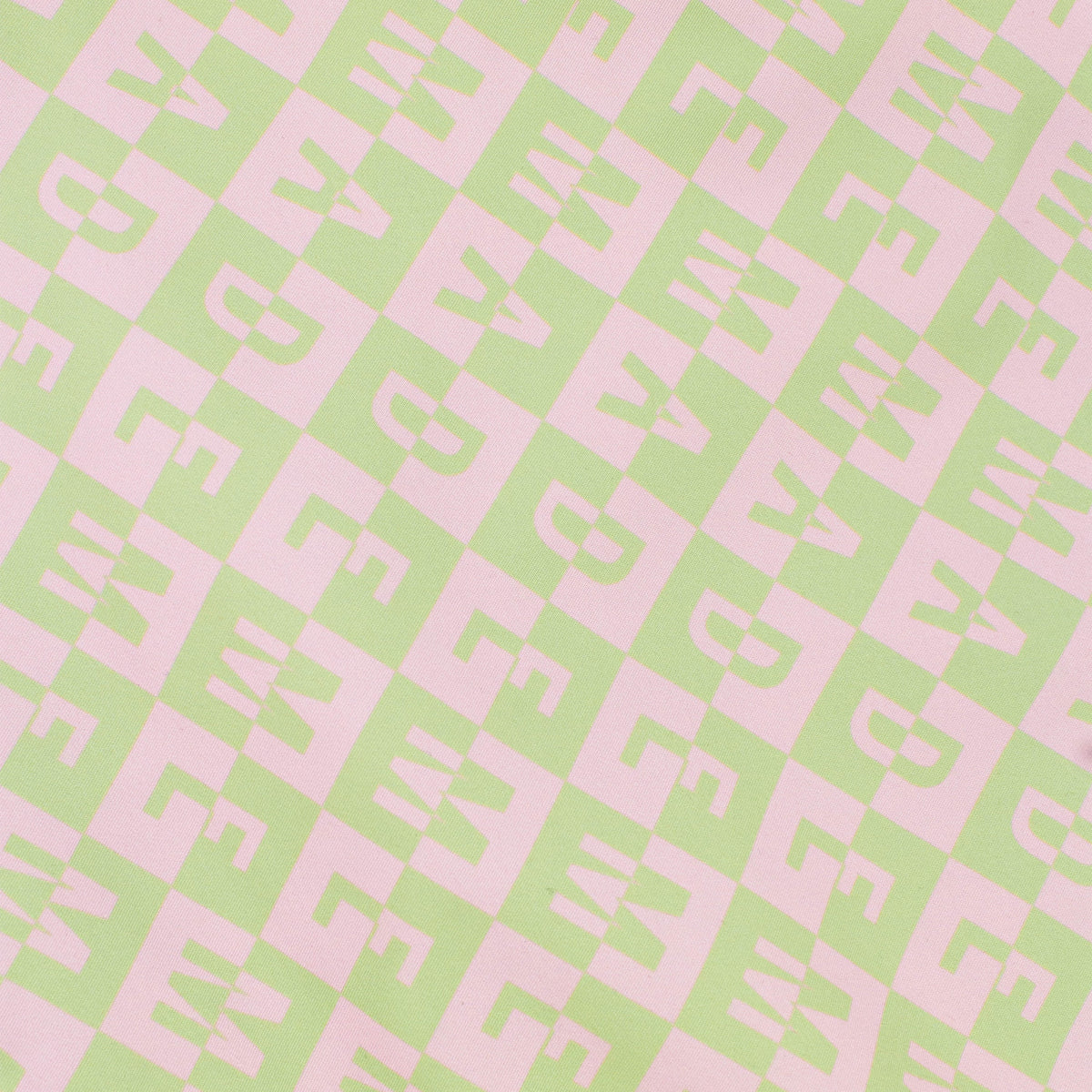 CHECKERED LOGO PINK TRACK PANTS