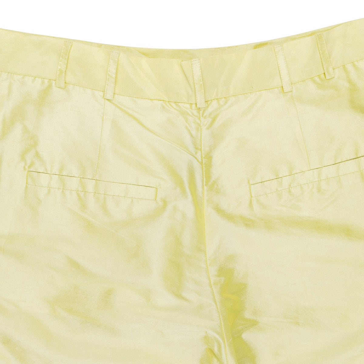 PLEAT YELLOW TROUSER