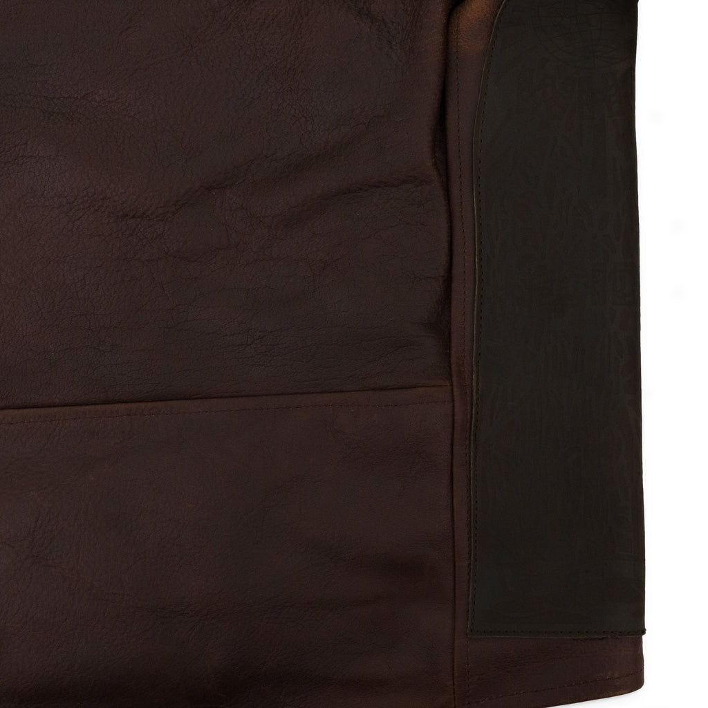 BROWN PERFECTO LEATHER JACKET