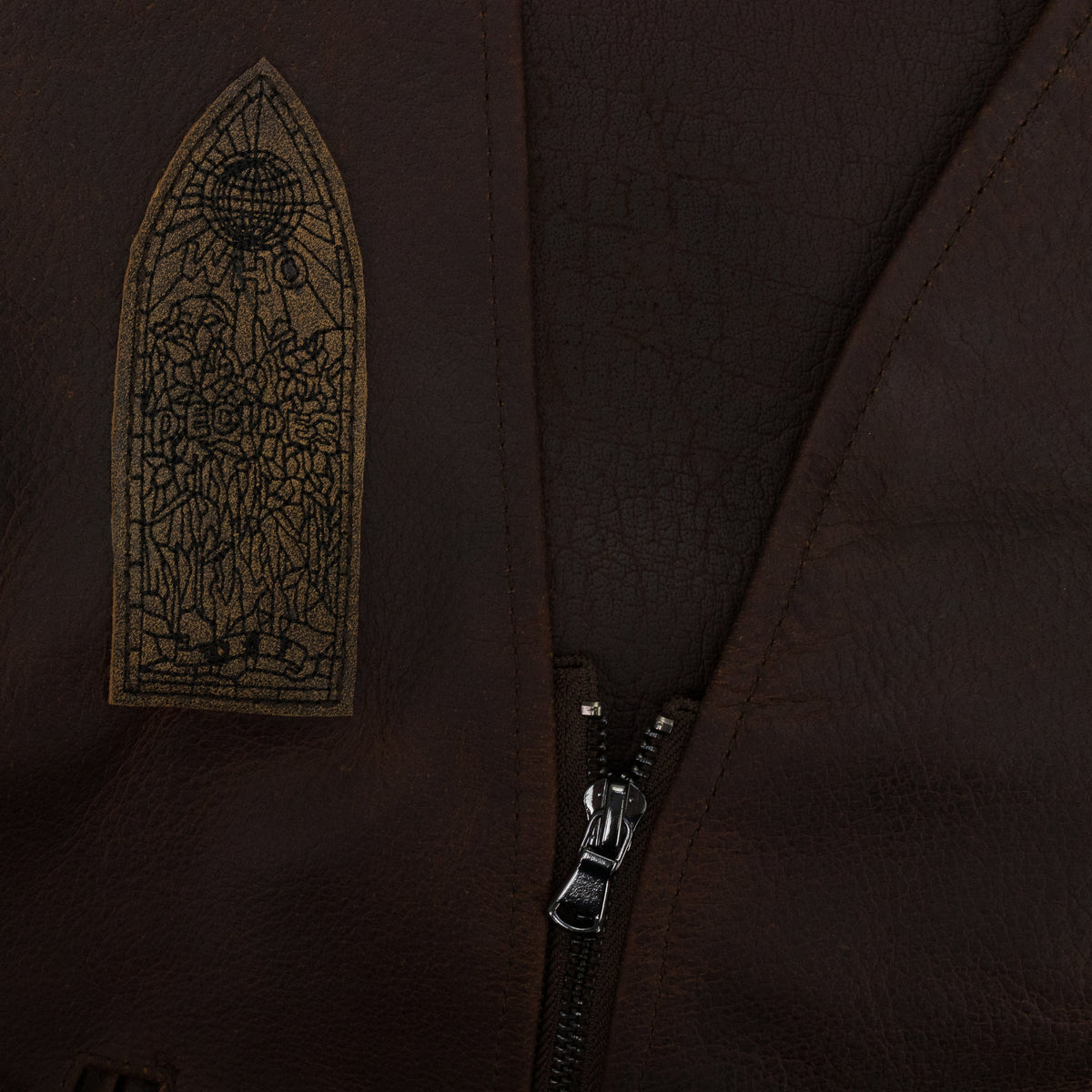 BROWN PERFECTO LEATHER JACKET
