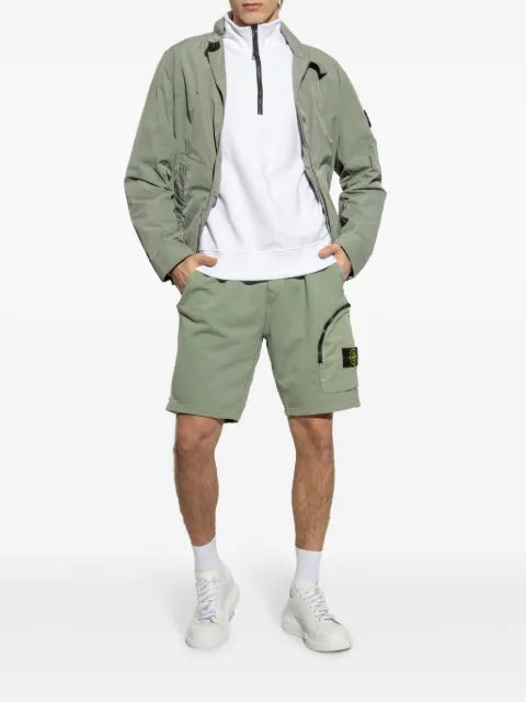 Stone Island 6100070 organic cotton fleece sweatshirt