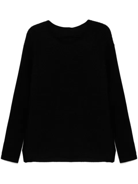 Label Under Construction crew-neck jumper