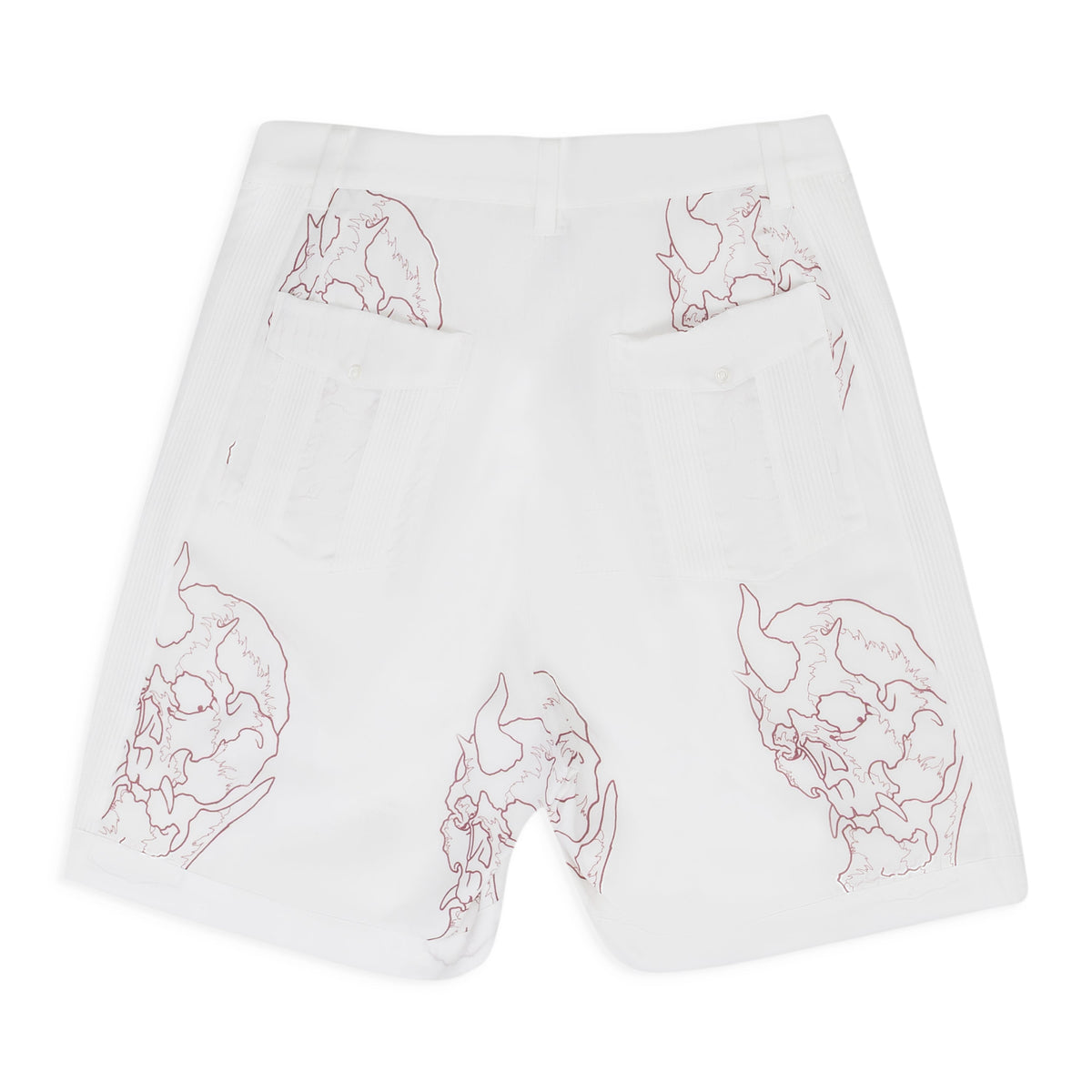 White 56 Tattoo Studio Cuba Shorts
