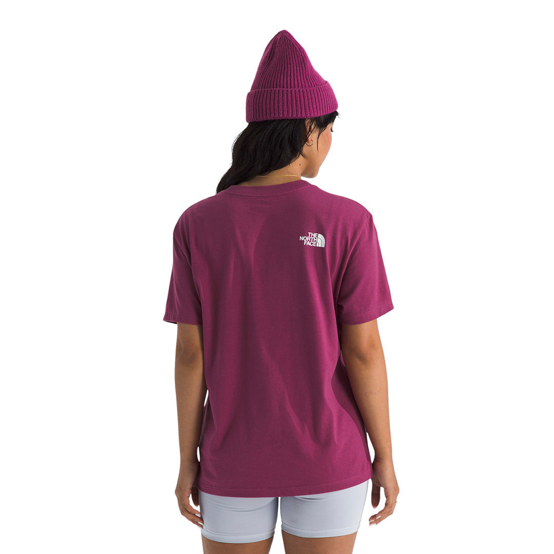 CAMISETA HALF DOME PARA MUJER COLOR MAGENTA