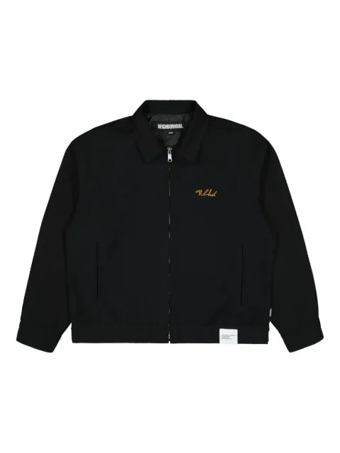 Neighborhood logo-embroidered jacket