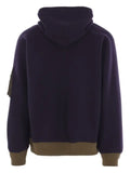 sacai zip-up hoodie