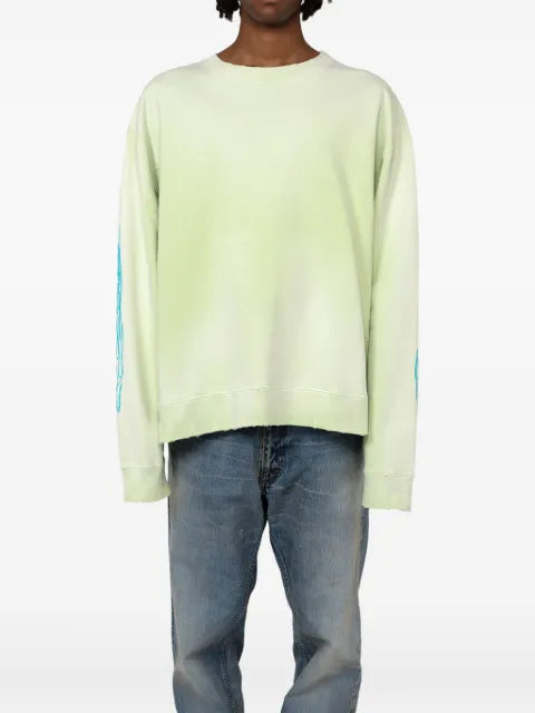 KAMIYA  flame-printed cotton sweater