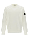 Stone Island logo-badge crew-neck sweatshirt