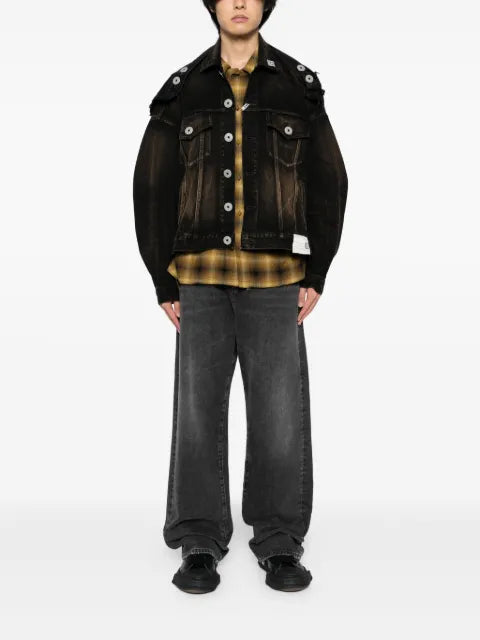 Maison MIHARA YASUHIRO Reverse-Back denim jacket