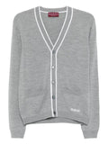 Gucci embroidered-logo cardigan