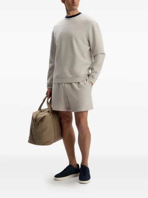12 STOREEZ crew-neck long-sleeve sweatshirt