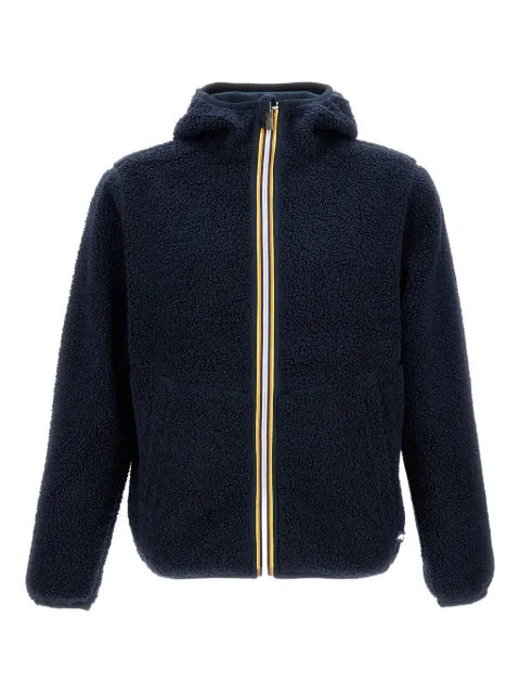 K-Way hooded sherpa fleece jacket