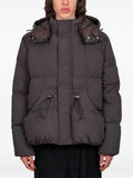 sacai hooded puffer jacket