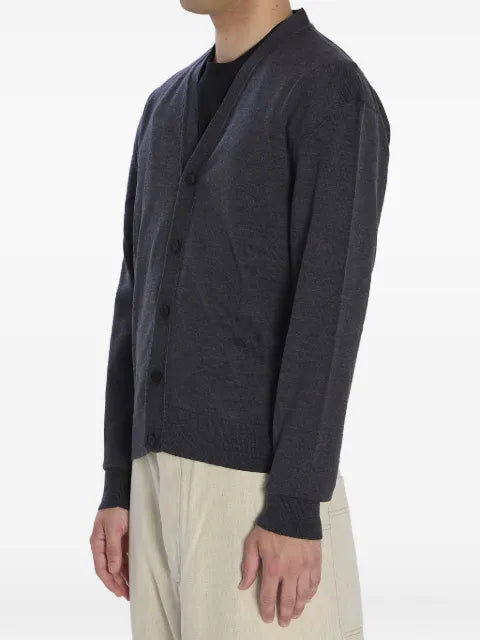 Jacquemus embroidered-logo ribbed cardigan
