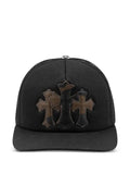 Chrome Hearts Cemetery trucker hat with cross appliqué